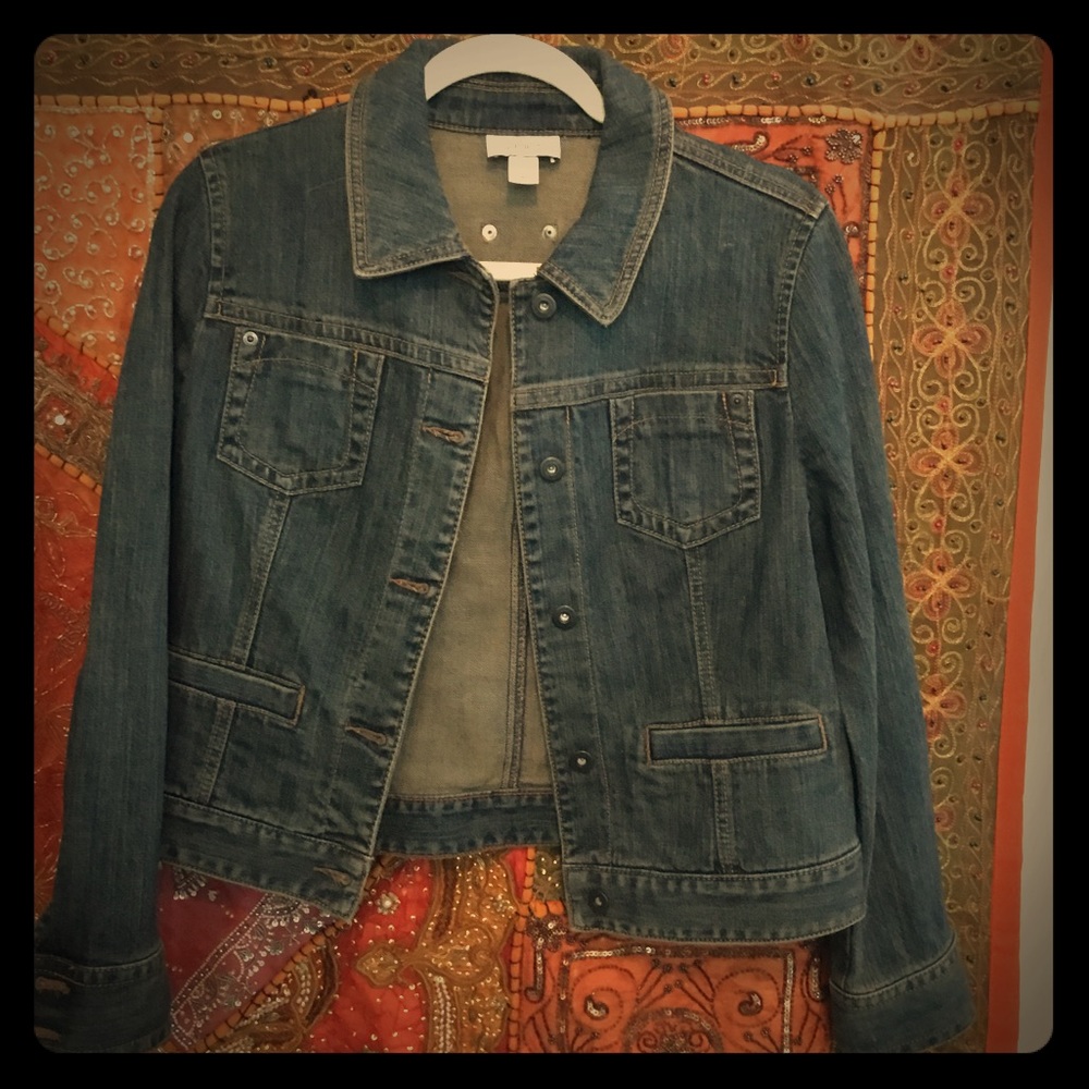 Ann Taylor LOFT 8P Jean Jacket